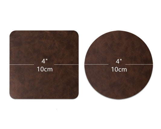 Real Leather Coaster